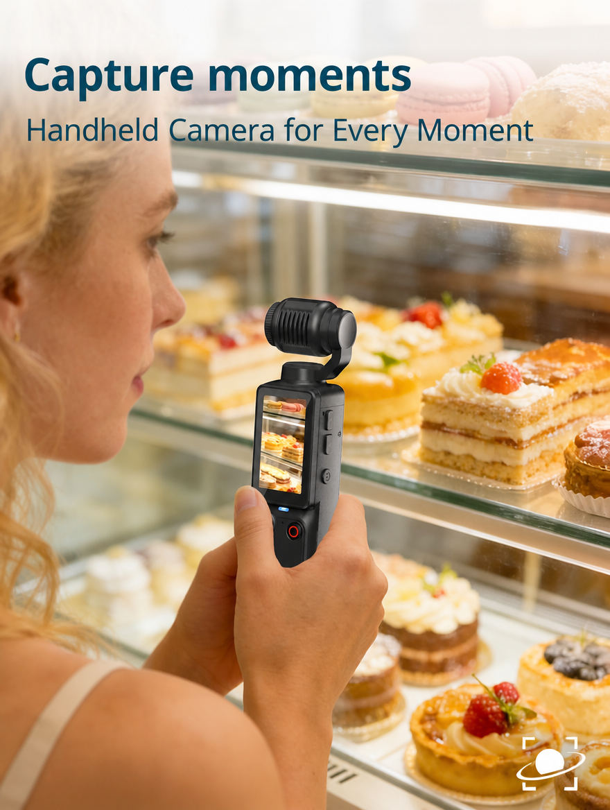 FRAMOTO Pocket 3-Axis Gimbal Camera