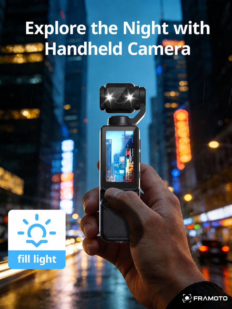 FRAMOTO Pocket 3-Axis Gimbal Camera